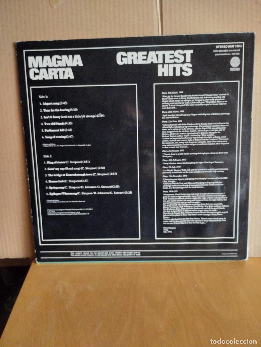 Discos de vinilo: MAGNA CARTA ---- GREATEST HITS - Foto 2