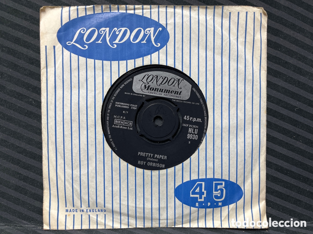 Discos de vinilo: Roy Orbison - Pretty Paper / Summersong (7&rdquo;) - Foto 1