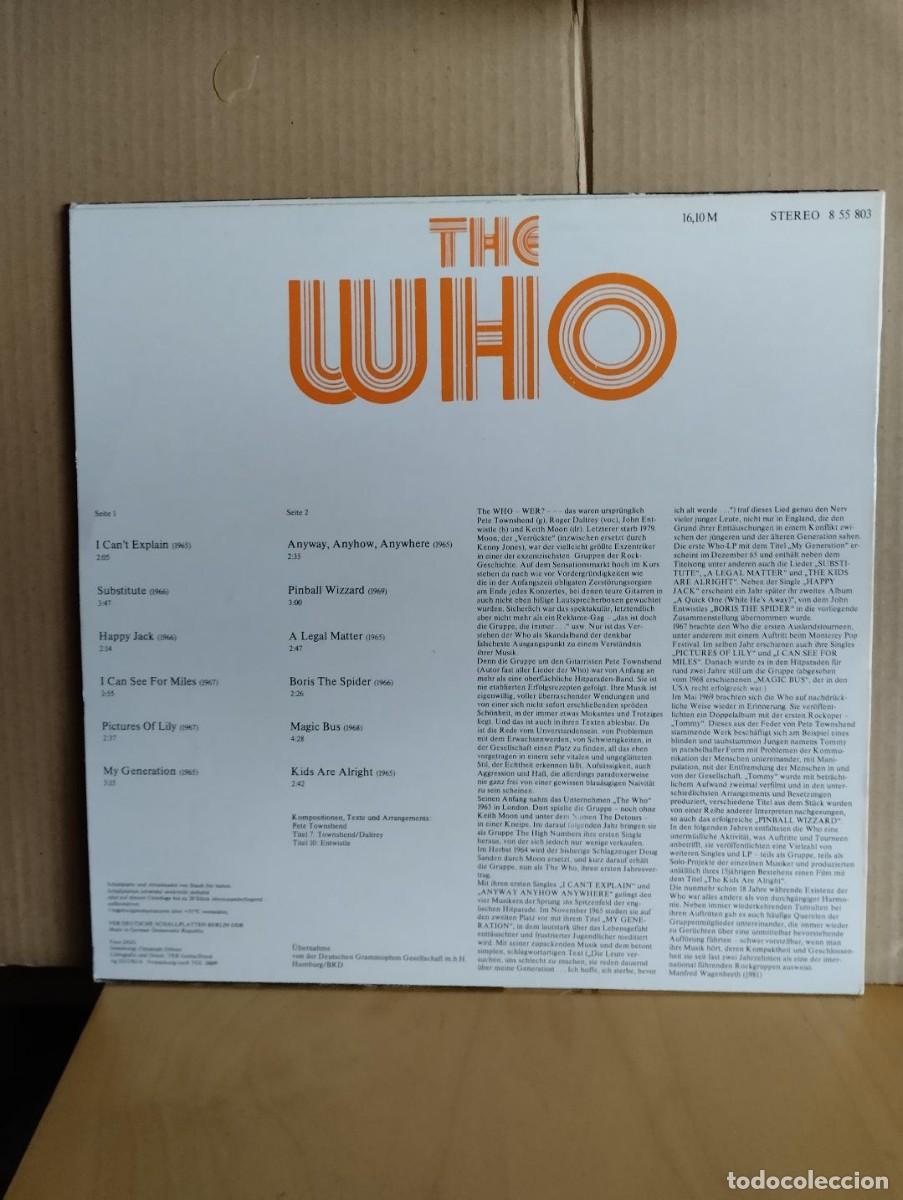 Discos de vinilo: THE WHO ---- SAME - Foto 2