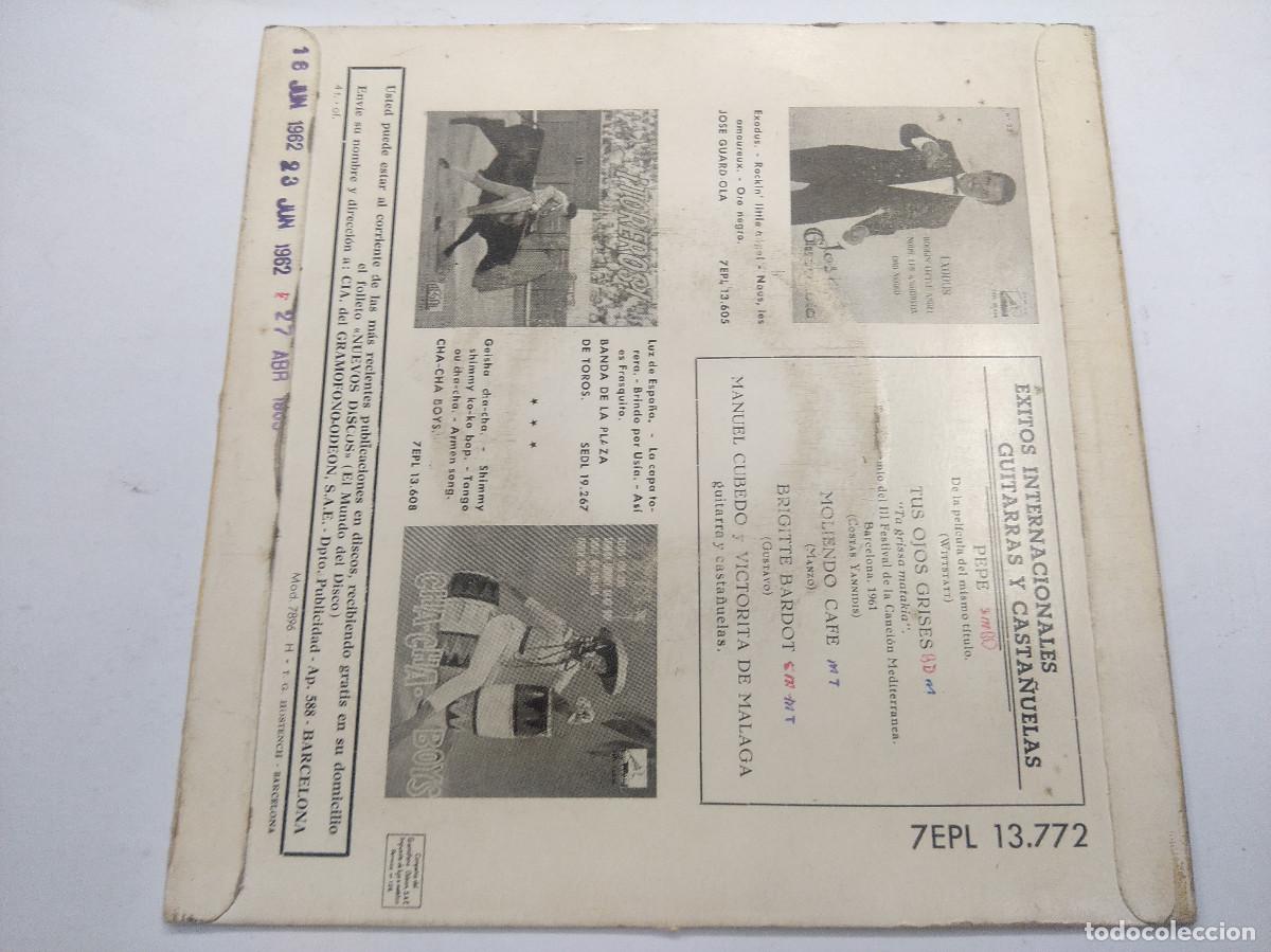 Discos de vinilo: EXITOS INTERNACIONALES CON GUITARRA Y CASTA&Ntilde;UELAS/PEPE/SINGLE. - Foto 3