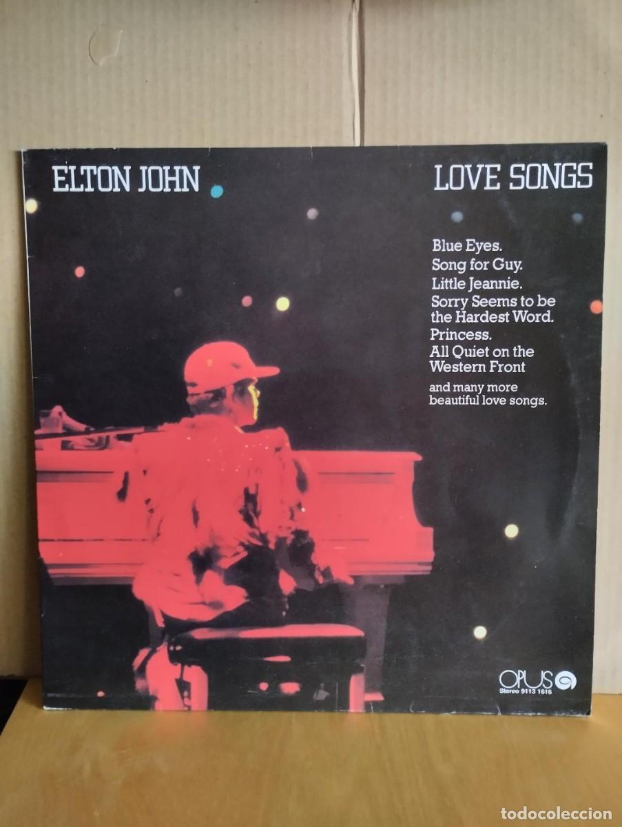 Discos de vinilo: ELTON JOHN ---- LOVE SONGS - Foto 1