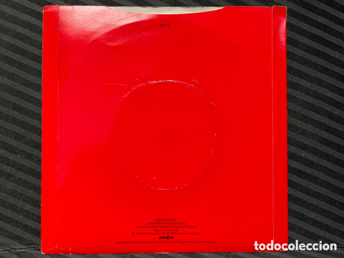 Discos de vinilo: Nick Heyward - Warning Sign (7&rdquo;, Single, Blu) - Foto 2