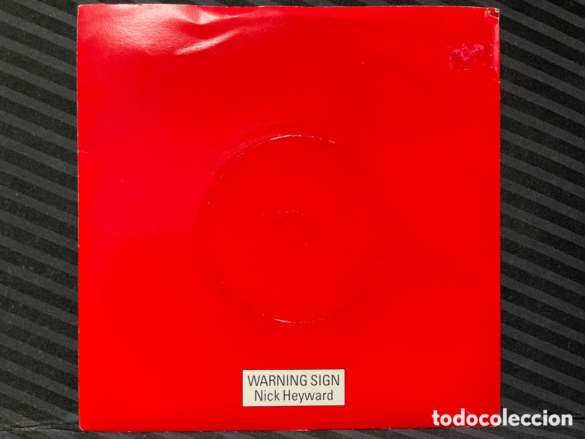 Discos de vinilo: Nick Heyward - Warning Sign (7&rdquo;, Single, Blu) - Foto 1