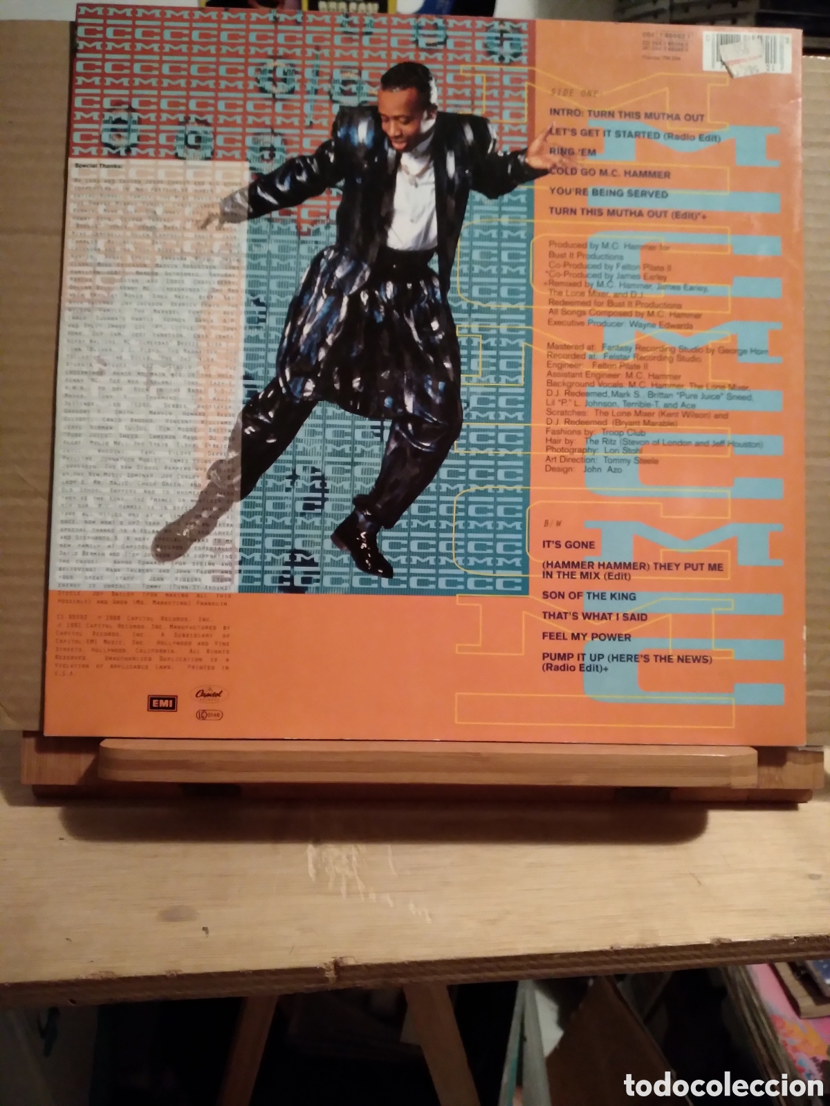 Discos de vinilo: MC HAMMER-LETS GET IT STARTED-LP VINILO- - Foto 2