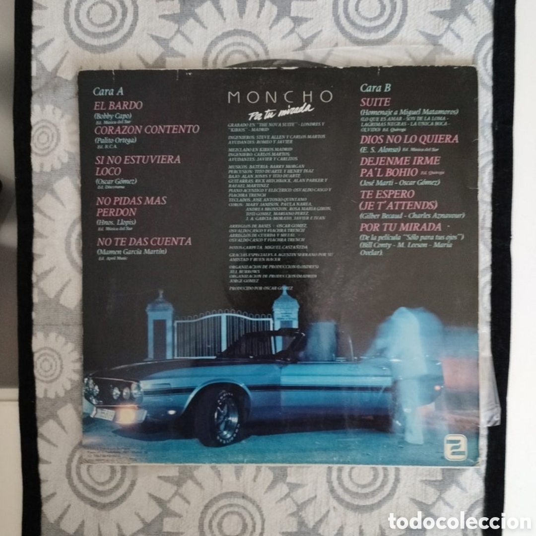 Discos de vinilo: Lp Moncho. Por tu mirada - Foto 2