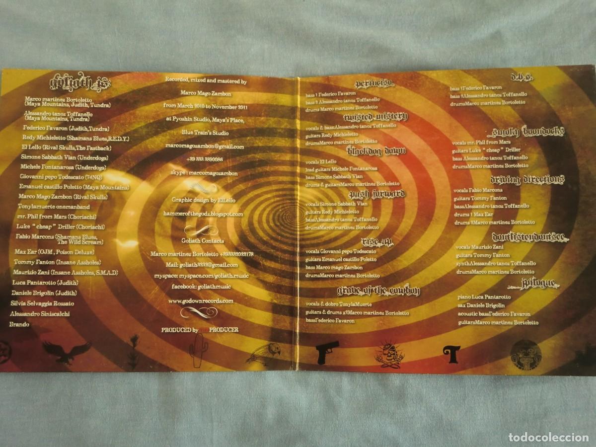 Discos de vinilo: LP GOLIATH: GOLIATH (2012) Como nuevo. + CD regalo - Foto 2