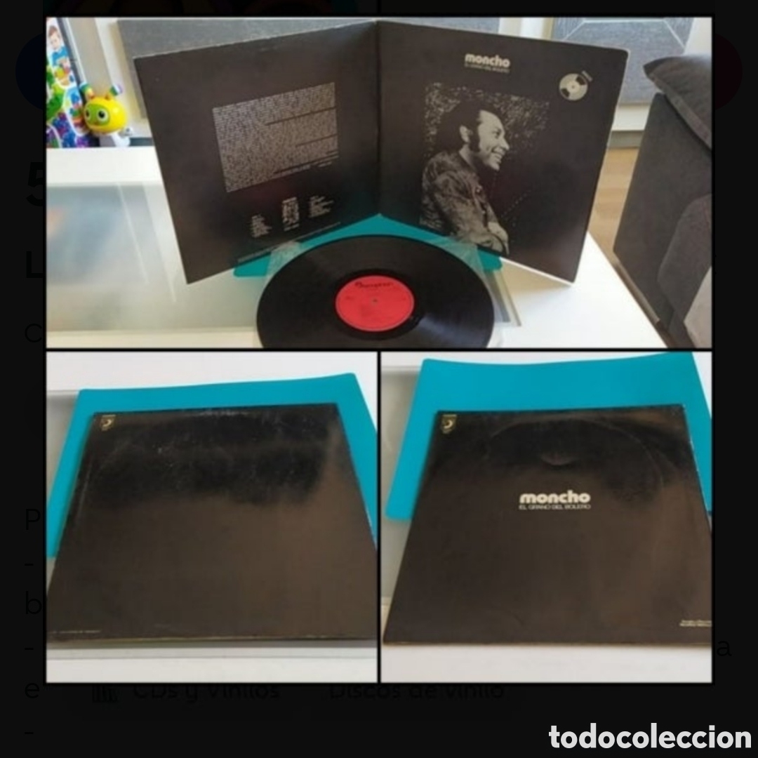 Discos de vinilo: Lp Moncho. El gitano del bolero - Foto 2