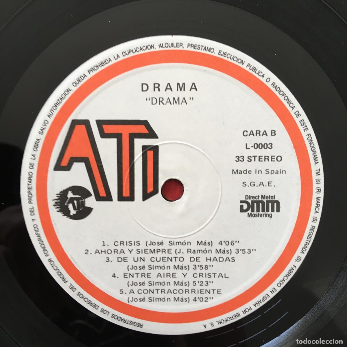 Discos de vinilo: VINILO LP DRAMA - ATI L0003 1990 - Foto 2