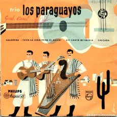 Discos de vinilo: TRIO LOS PARAGUAYOS / GALOPERA + 3 (EP PHILIPS 1960)