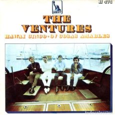 Discos de vinilo: THE VENTURES / HAWAI CINCO - O + 1 (SINGLE LIBERTY 1969). Lote 374013354