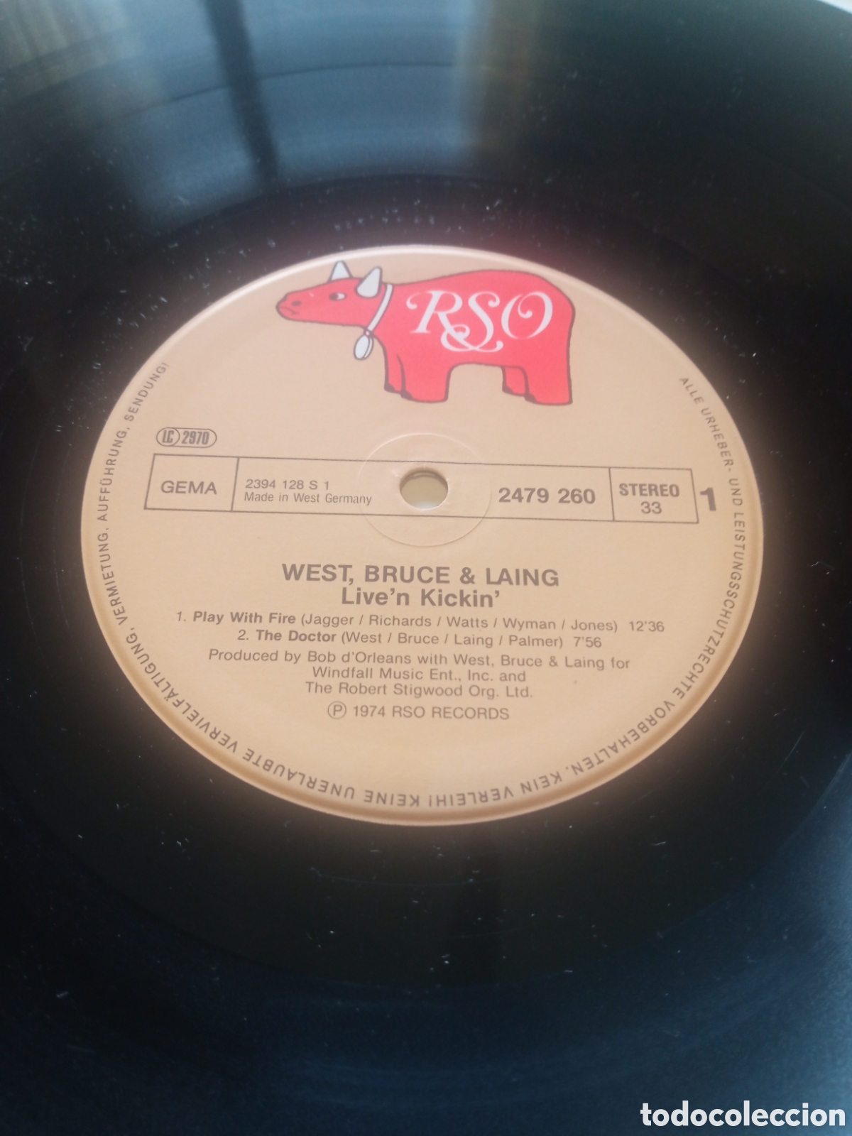 Discos de vinilo: West , Bruce, Laing - Live nkickin - Foto 3