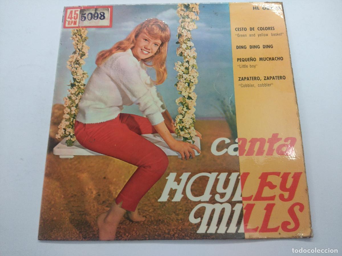 Discos de vinilo: HAYLEY MILLS/CESTO DE DOLORES/SINGLE. - Foto 1