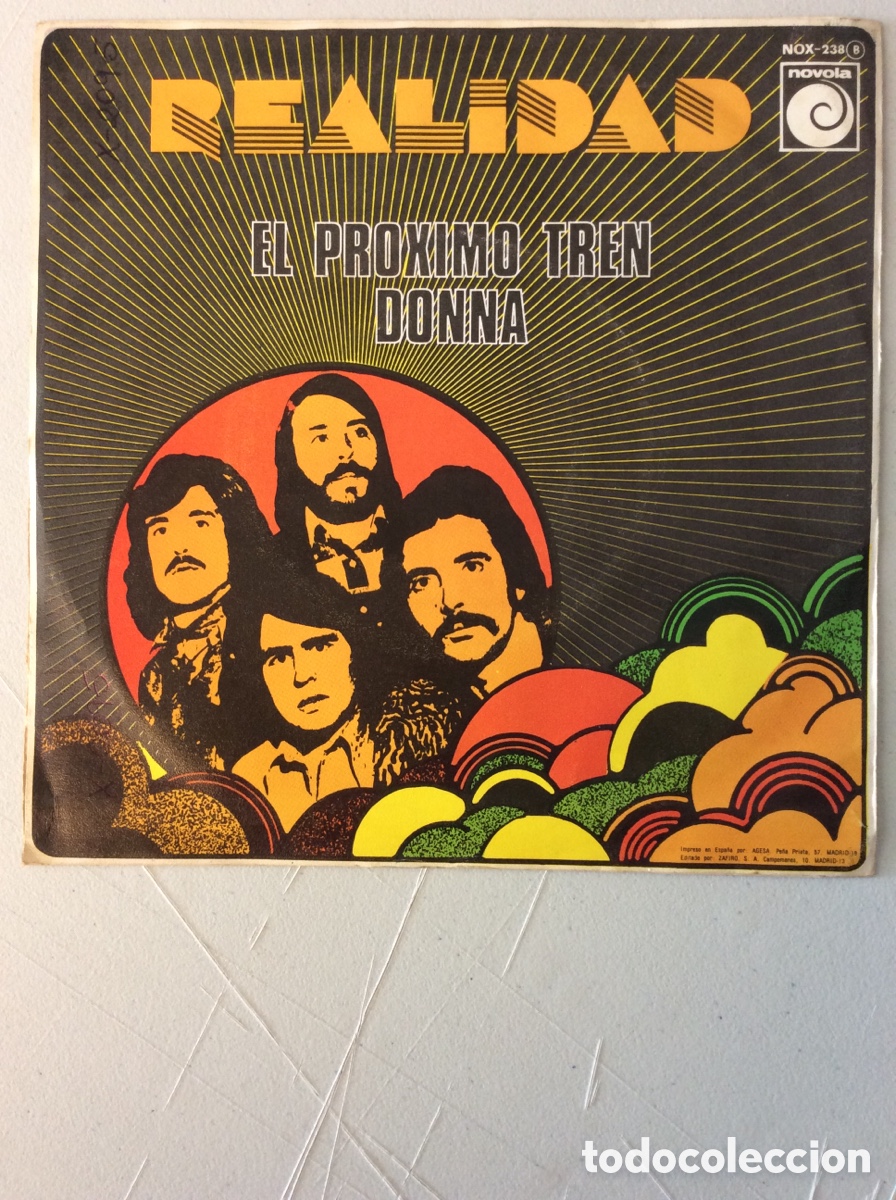 Discos de vinilo: Realidad. El pr&oacute;ximo tren. Donna. - Foto 2