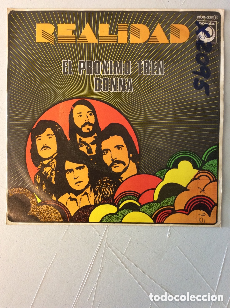 Discos de vinilo: Realidad. El pr&oacute;ximo tren. Donna. - Foto 1