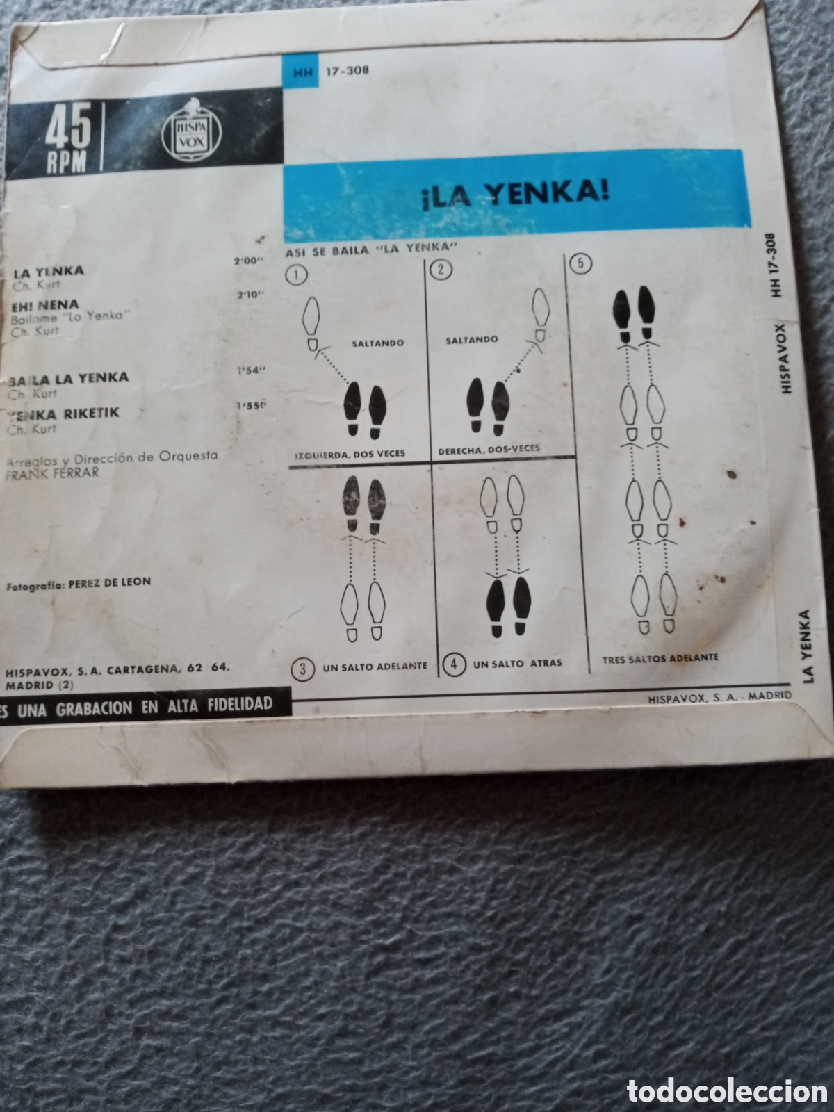 Discos de vinilo: Johnny and Charley.la yenka - Foto 2