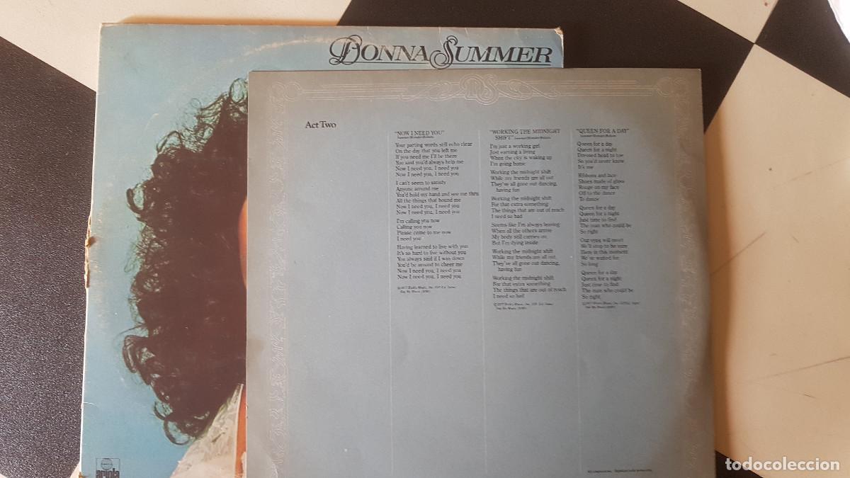 Discos de vinilo: LP VINILO DONNA SUMMER- ONCE UPON A TIME DISCO - Foto 4