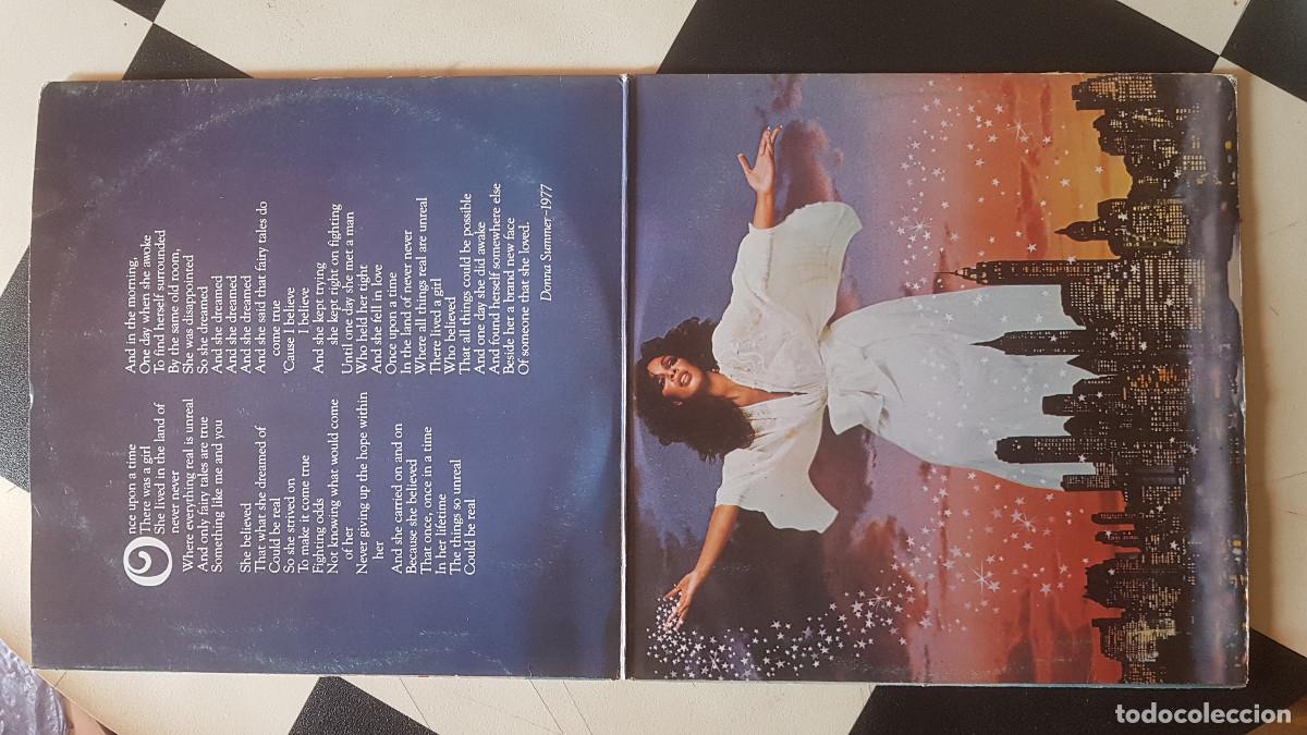 Discos de vinilo: LP VINILO DONNA SUMMER- ONCE UPON A TIME DISCO - Foto 5