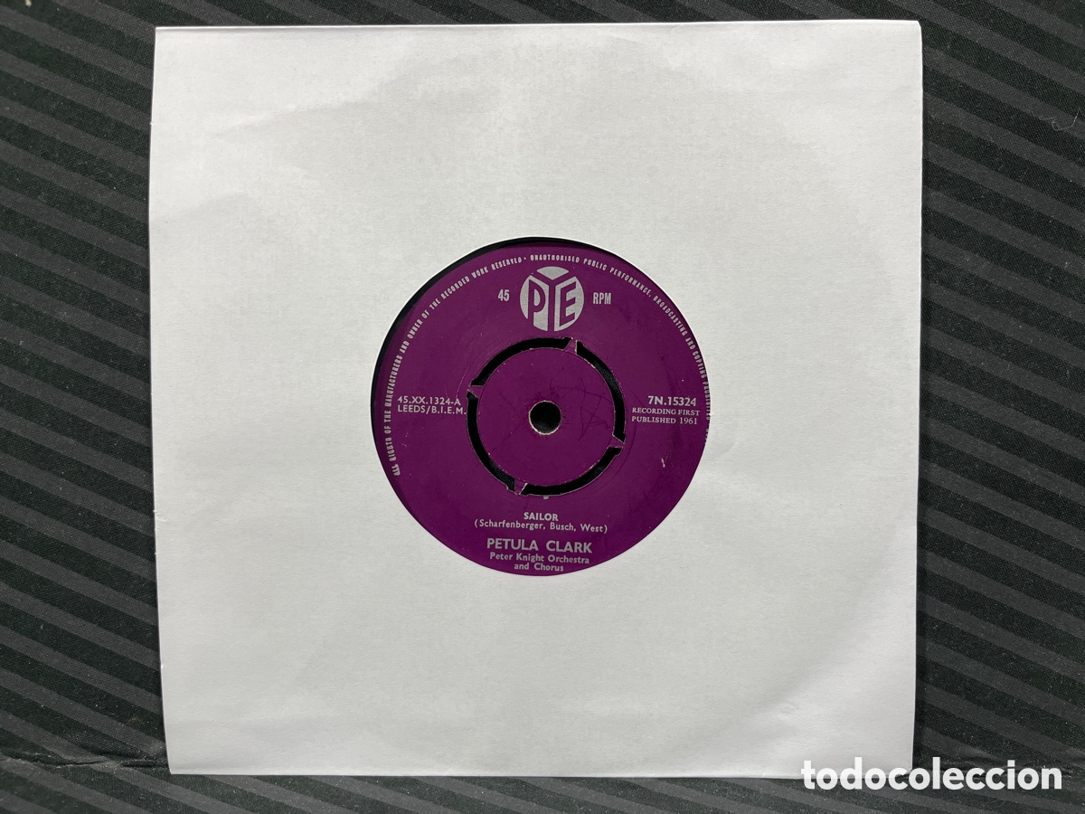 Discos de vinilo: Petula Clark - Sailor (7&rdquo;, Single) - Foto 1