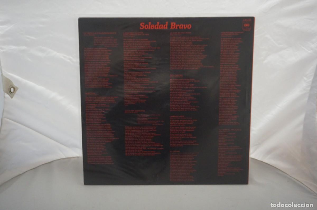 Discos de vinilo: Vinilo LP - SOLEDAD BRAVO - SOLEDAD BRAVO - Foto 2