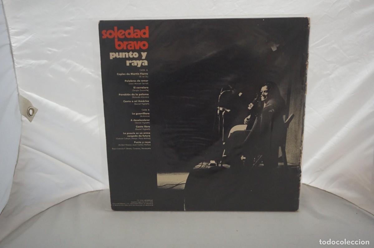 Discos de vinilo: Vinilo LP - SOLEDAD BRAVO - PUNTO Y RAYA - Foto 2