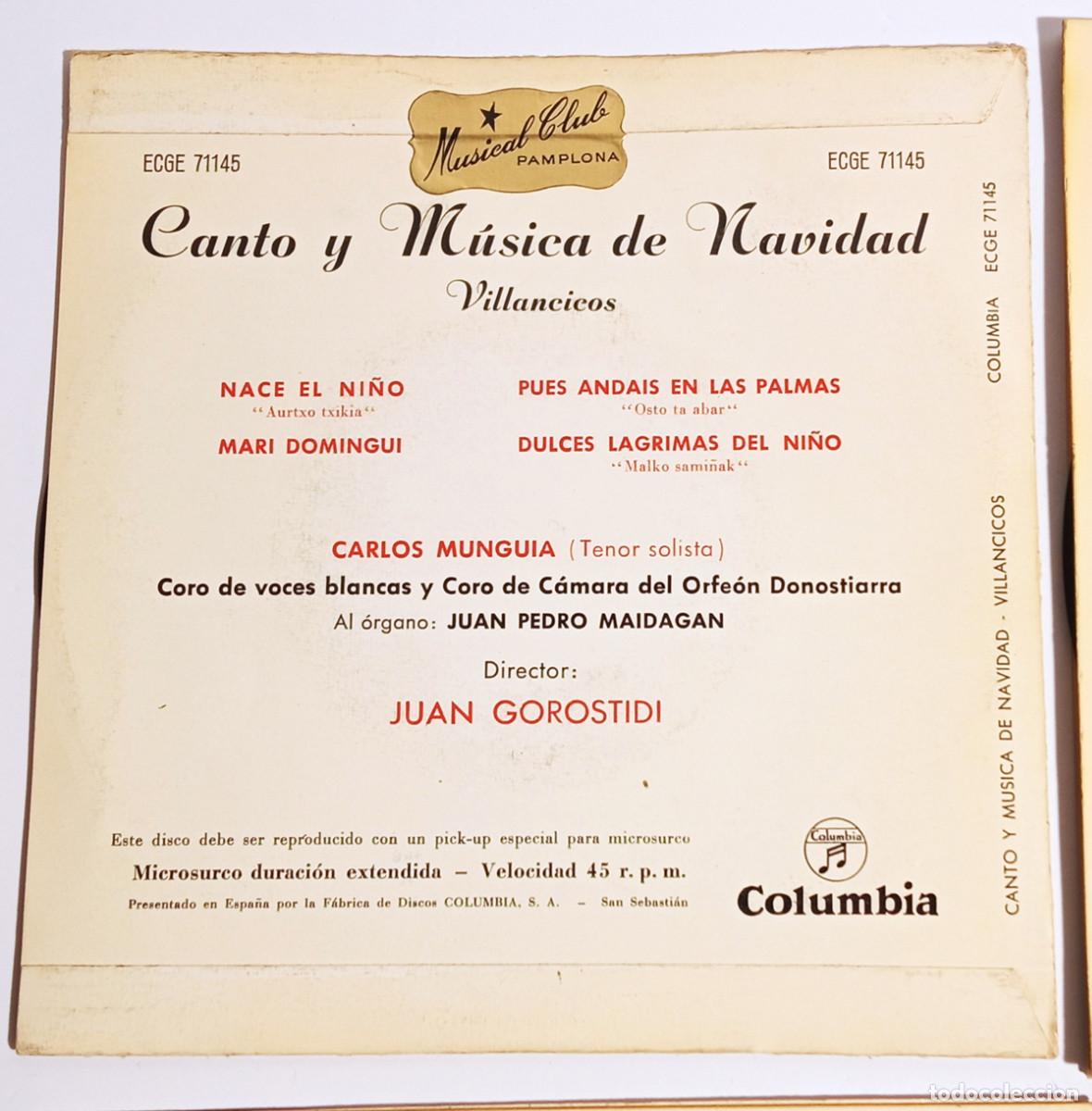 Discos de vinilo: Lote de 6 singles de canciones de Navidad.uno de RAPHAEL. - Foto 5