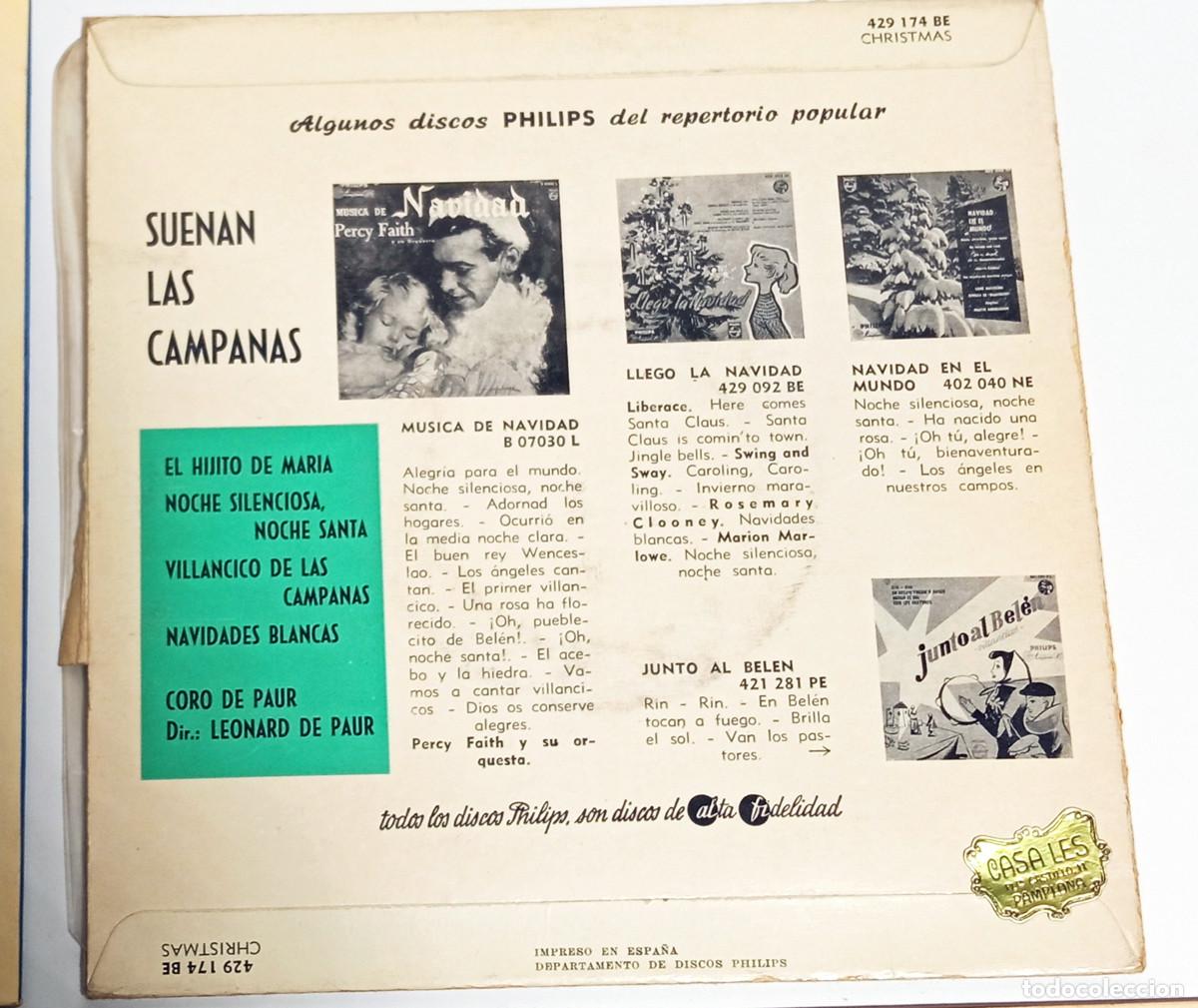 Discos de vinilo: Lote de 6 singles de canciones de Navidad.uno de RAPHAEL. - Foto 6
