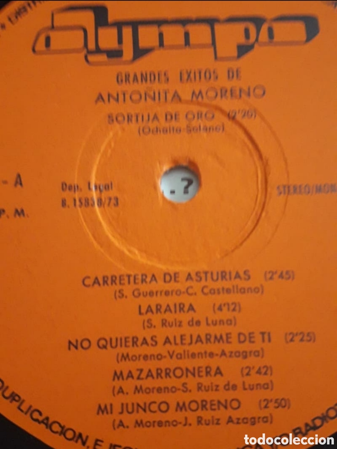 Discos de vinilo: Lp Grandes &eacute;xitos de Anto&ntilde;ita Moreno - Foto 3
