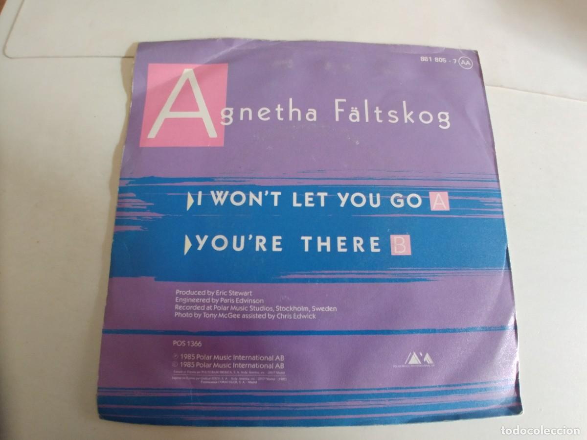 Discos de vinilo: AGNETHA FALTSKOG-SINGLE I WON&acute;T LET YOU GO-ABBA - Foto 2