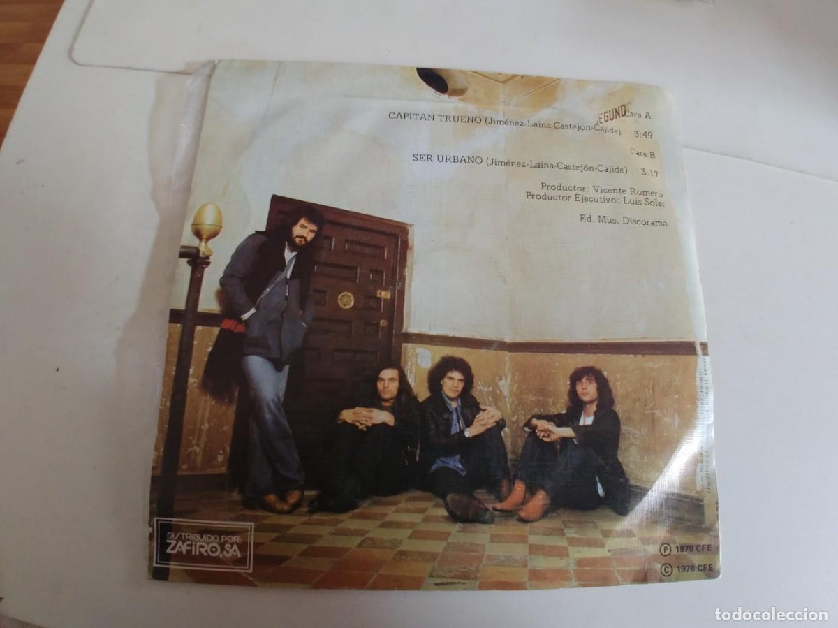 Discos de vinilo: ASFALTO-SINGLE CAPITAN TRUENO - Foto 2