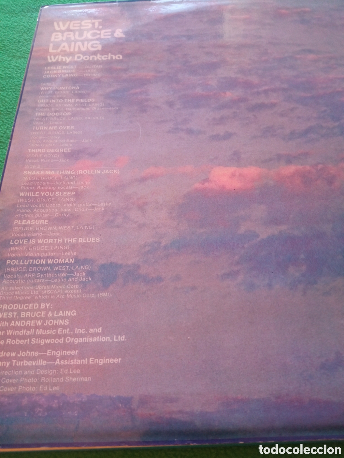 Discos de vinilo: West, Bruce & Laing - Why Dontcha - Foto 2