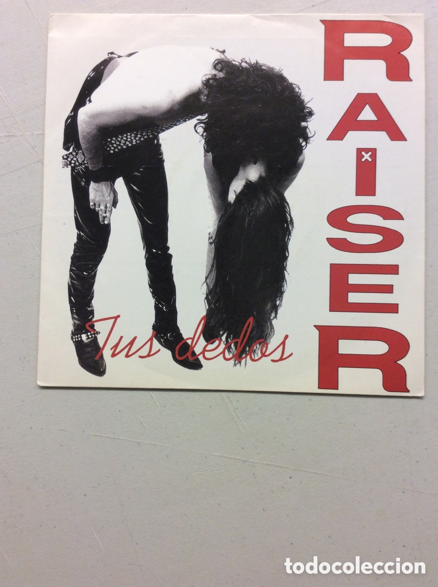 Discos de vinilo: Raiser. Tus dedos. M&iacute;rame a los ojos. - Foto 1