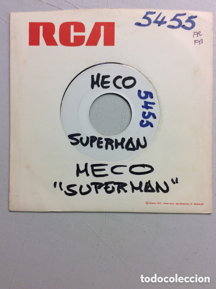 Discos de vinilo: Meco. Superman. - Foto 1