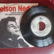 Discos de vinilo: NELSON NED / EL AMOR VENCERA OTRA VEZ. Lote 374248044