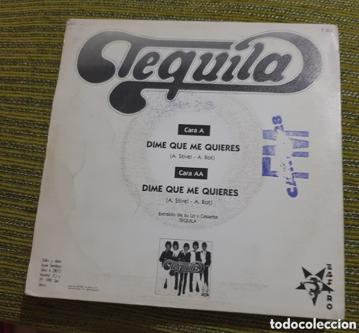 Discos de vinilo: Tequila - dime que me quieres - Foto 2