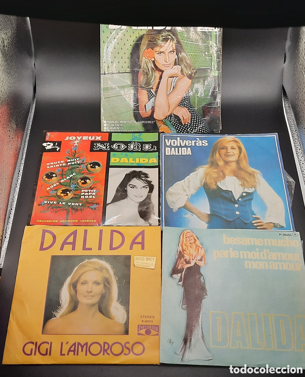 Discos de vinilo: 5 SINGLES Y EPs DE DALIDA - Foto 1