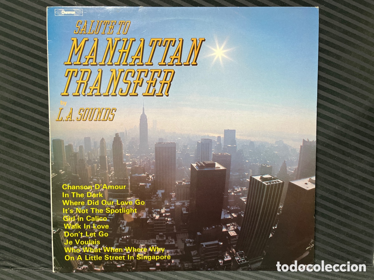 Disques de vinyle: L.A. Sounds - Salute to Manhattan Transfer (LP, Album)