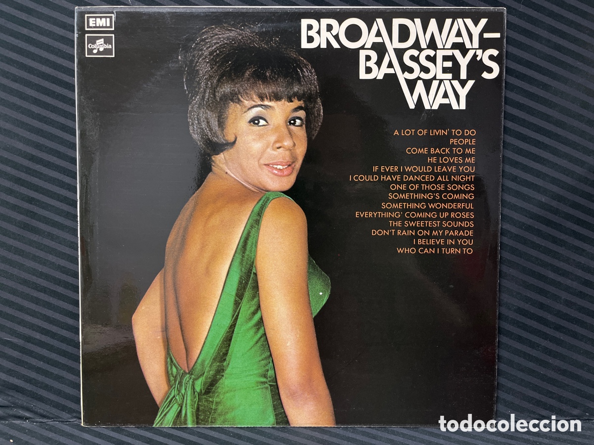 Discos de vinilo: Shirley Bassey - Broadway Basseys Way (LP, Comp) - Foto 1