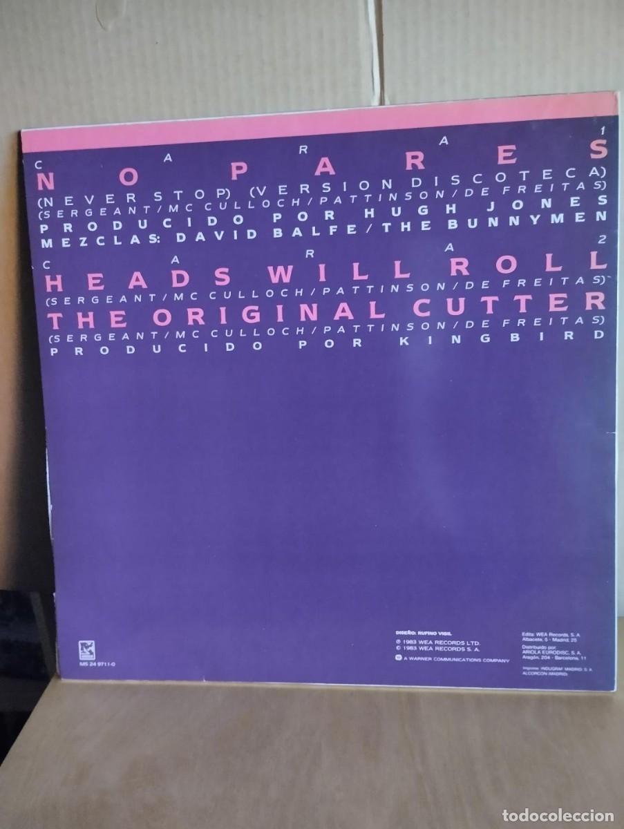 Discos de vinilo: ECHO AND THE BUNNYMEN --- NO PARES - MAXI SINGLE - Foto 2