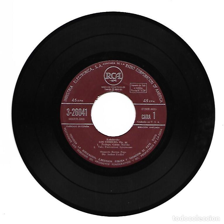 Discos de vinilo: KABALEVSKY - LOS COMICOS Op. 26 - RCA - Foto 2