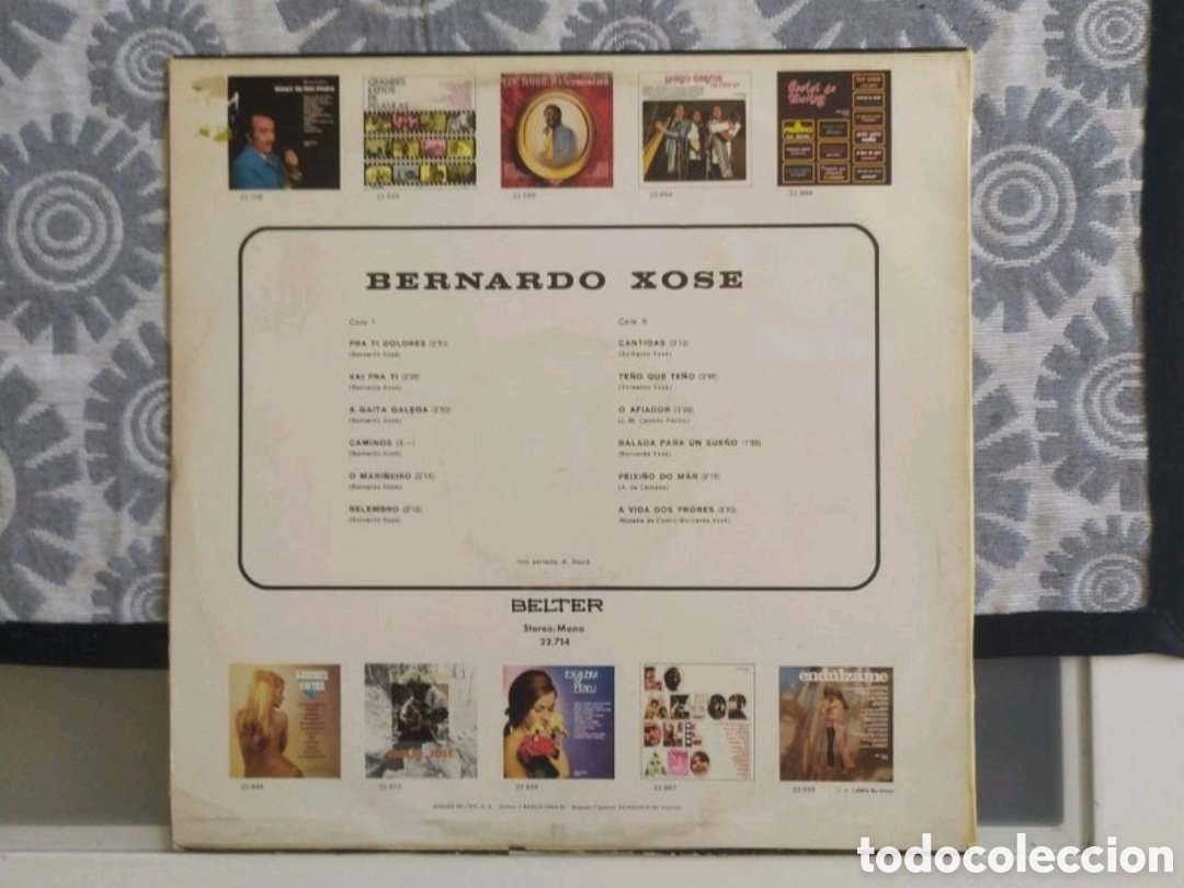 Discos de vinilo: Lp Bernardo Xose - Foto 2