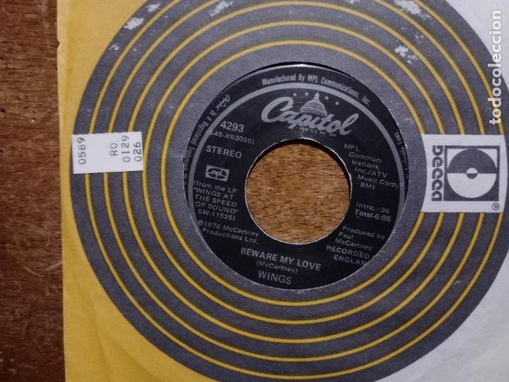 Discos de vinilo: Wings - letem in + beware my love - Foto 2
