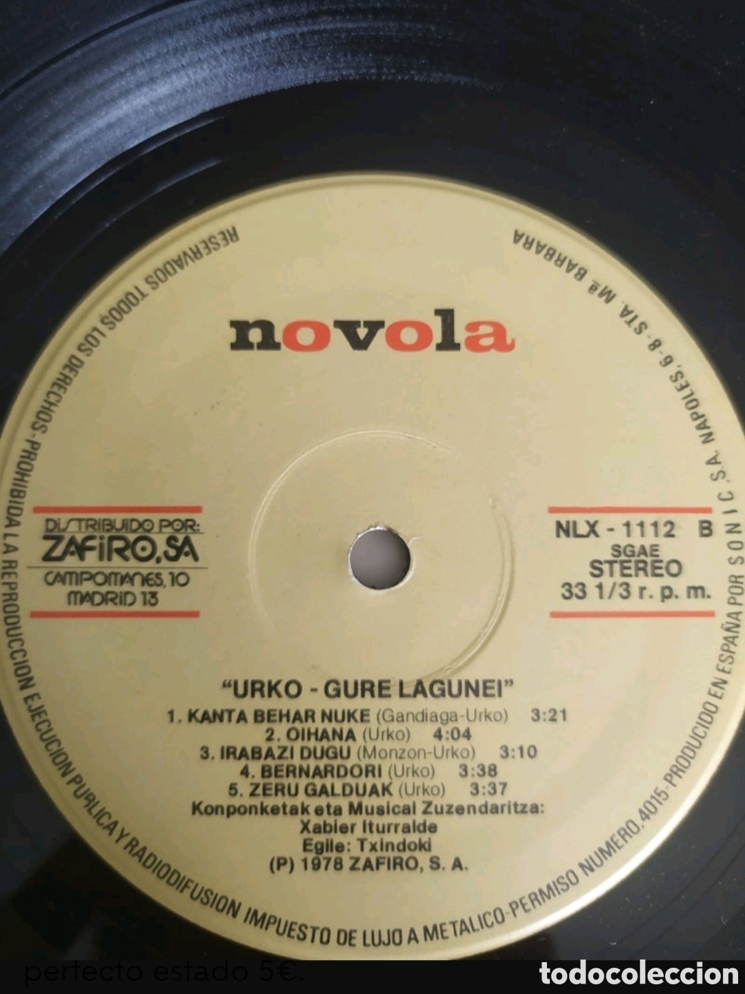 Discos de vinilo: Lp Urko. Gure Lagunei - Foto 3