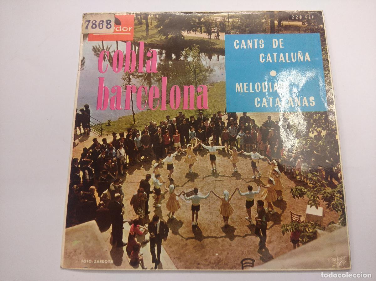 Discos de vinilo: COBLA BARCELONA/CANTS DE CATALU&Ntilde;A/SINGLE. - Foto 1
