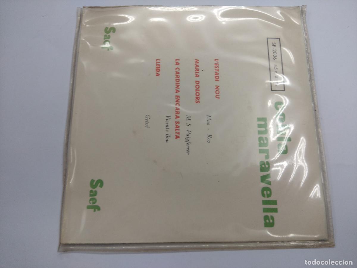 Discos de vinilo: COBLA MARAVELLA/LESTADI NOU/SINGLE. - Foto 3