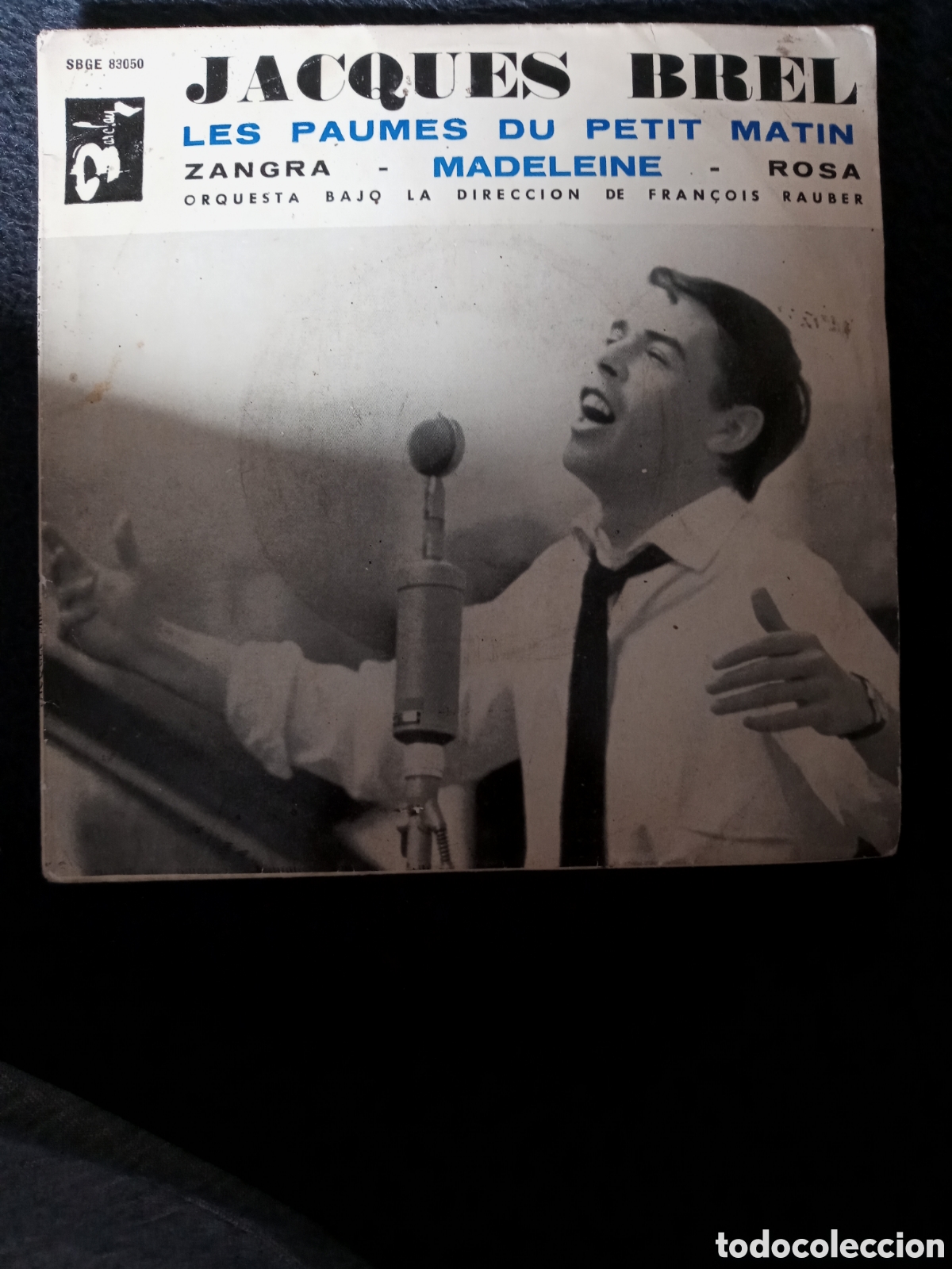 Discos de vinilo: Jacques Brel.madeleine + 3 - Foto 1