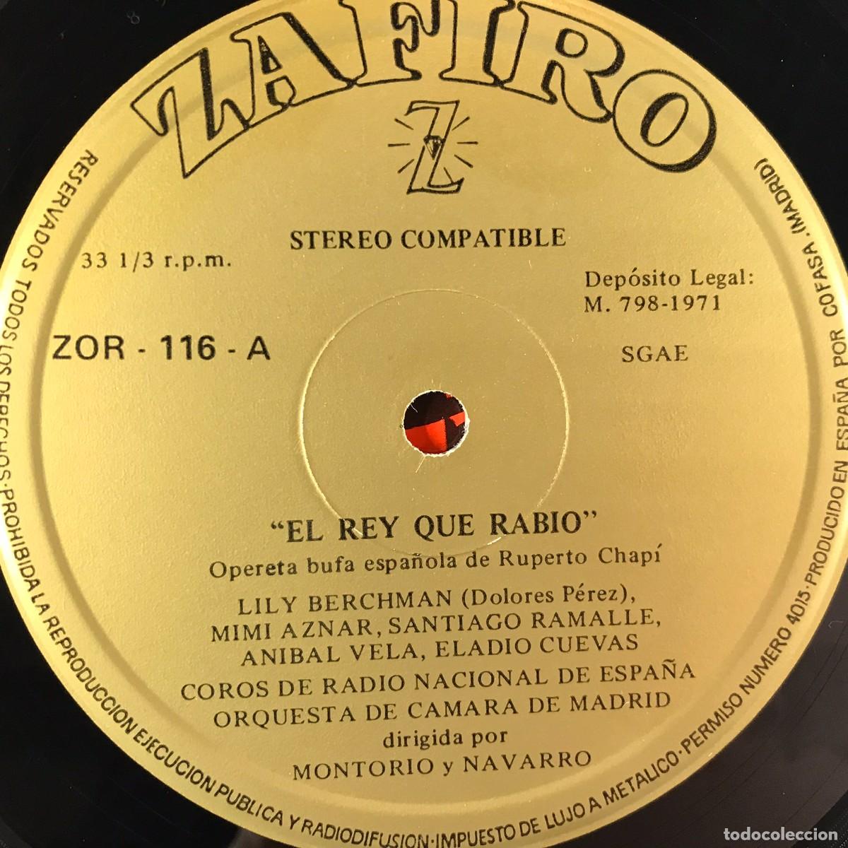 Discos de vinilo: Ruperto Chap&iacute; ● El Rey Que Rabi&oacute; ● VINYL, LP, SPAIN 1971 - Foto 4