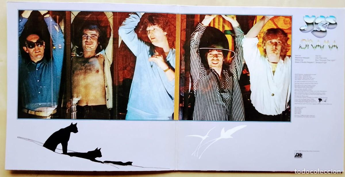 Discos de vinilo: YES - DRAMA - LP 1980 GERMANY -GATEFOLD - Foto 3