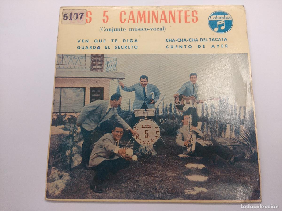 Discos de vinilo: LOS 5 CAMINANTES/VEN QUE TE DIGA/SINGLE. - Foto 1