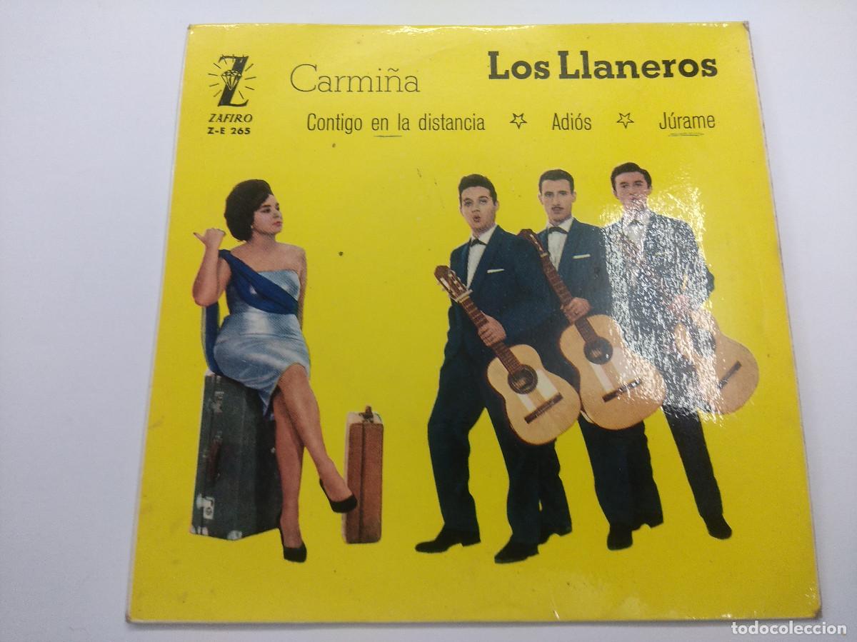 Discos de vinilo: LOS LLANEROS/CARMI&Ntilde;A/SINGLE. - Foto 1