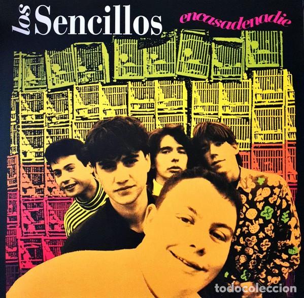 Discos de vinilo: LP LOS SENCILLOS ENCASADENADIE VINILO AMARILLO TRANSPARENTE MIQUI PUIG